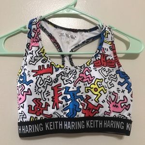 Keith haring crop top